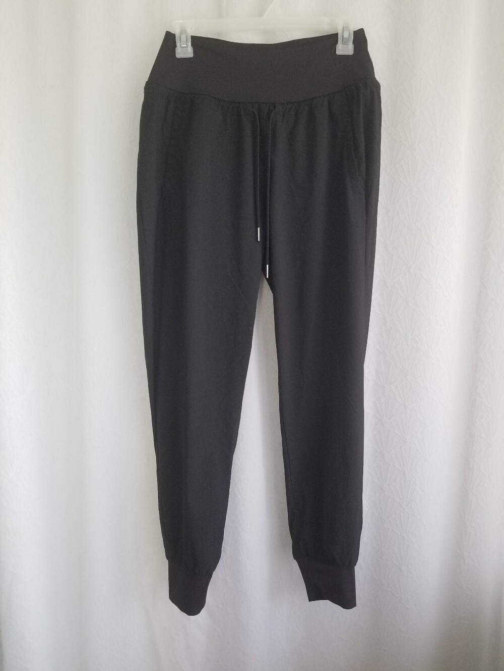 Kinesis Black Jogger Pants with Drawstring Waist M